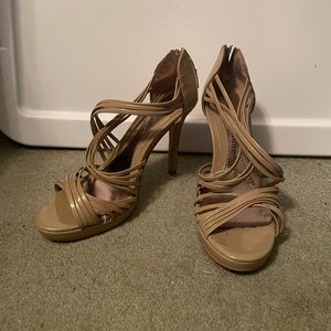 Chinese Laundry Tan Strappy Heel